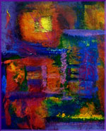Windows open Abstract Painting