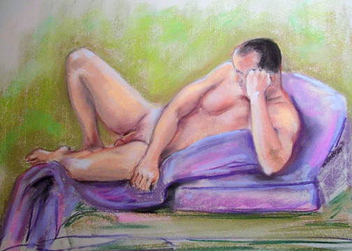 Male Model Nude Painting