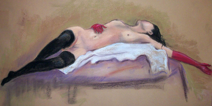 Repose Nude Painting