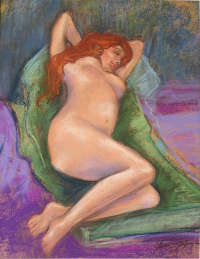 Pregnant Nude Painting
